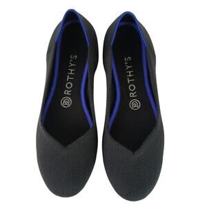 Rothy's Women's Black and Blue Loafers
